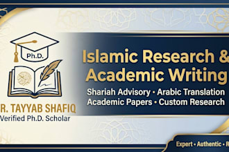 do expert islamic research and academic writing