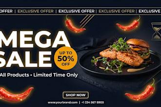design eye catching promotional poster