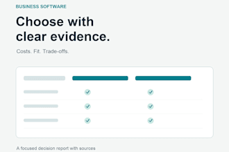 compare two business software tools with pricing and sources