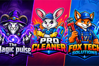 design a custom character or mascot logo