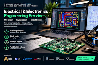 make electrical and electronics engineering service, pcb and layout design