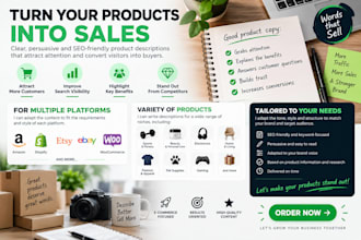 write SEO product descriptions that sell