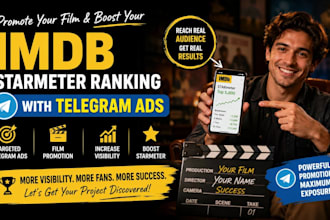 grow imdb starmeter ranking imdb page promotion increase imdb movie visibility