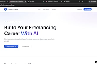 build an ai powered business website with chatbot