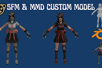 create, edit, port an rig custom sfm and mmd model