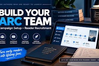 manage your arc team with bookfunnel, reader recruitment and email campaign