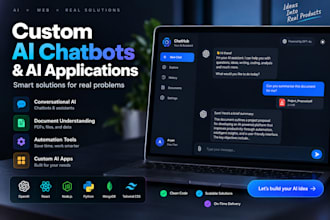 build gpt4o, ai apps, chatbots, or saas in js and python