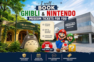 book ghibli museum and nintendo museum tickets