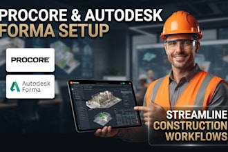 set up construction management workflows procore, autodesk forma, oracle dalux