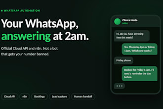 build a whatsapp chatbot with the official cloud API and n8n