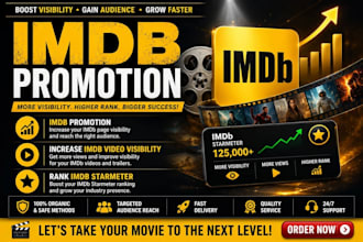 imdb promotion increase imdb video visibility rank imdb starmeter imdb promotion