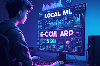 build a local ml ecommerce forecasting app in streamlit sql