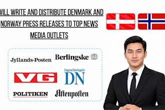 write and distribute denmark and norway press releases to top news media outlets