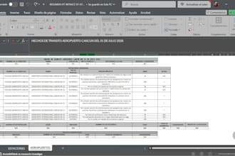 soy experto en captura de datos en excel