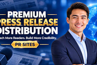 distribute your brand press release to premium PR sites