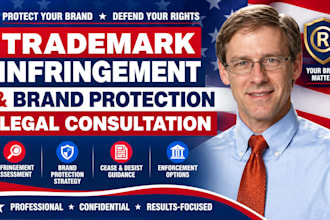 provide trademark infringement and brand protection legal consultation
