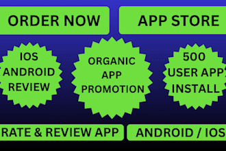 mobile app rating IOS review marketing mobile app promotion