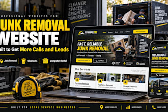 build a junk removal website for more calls and leads