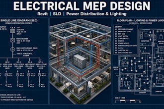 design electrical plans revit mep drawings sld power distribution and lighting