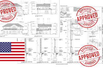 do michigan texas ohio pa ca site plan blueprint civil structural engineer stamp