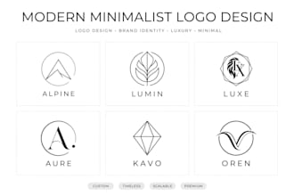 design modern minimalist  logo