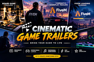 do cinematic board game trailer, cinematic gameplay trailer fivem loading screen
