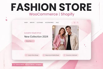 build woocommerce fashion store clothing boutique website