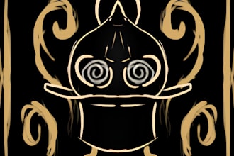 create custom dark ornamental oc art