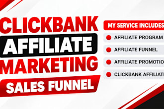 build your clickbank affiliate marketing sales funnel