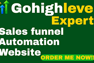 gohighlevel, go high level sales funnel, landing page, ghl website, gohighlevel