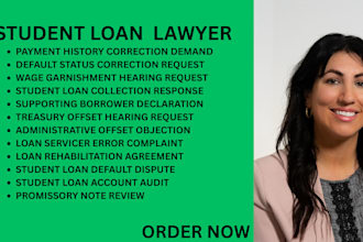 be your student loan lawyer for loan account errors,treasury offsets and default