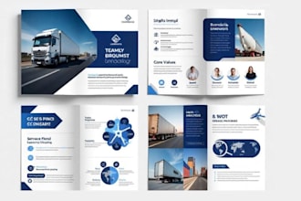 design b2b supplier distributor bulk export brochure, catalog, company profile