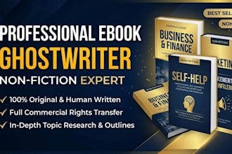 do ebook ghostwriting kindle book writer non fiction ghostwriter