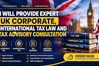 provide expert UK corporate, international tax law, tax advisory consultation