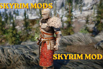 create edit or port custom skyrim mod weapon and armor or fallout 4 game mods