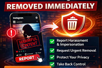 takedown copyright tiktok content banning, harassing post banning, ig banning