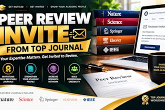 provide genuine peer review certificate from reputable journals