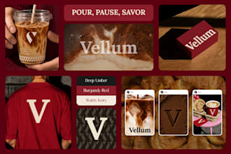 design a professional brand identity, style guide and logo design