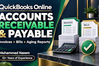 manage accounts receivable and payable in quickbooks online