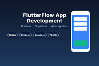 build flutterflow app with firebase supabase ai integration