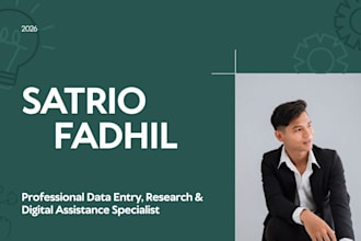 do accurate data entry and professional ai research