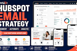 create hubspot email marketing strategy, segmentation, automation and analytics