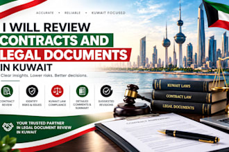 review contracts and legal documents in kuwait