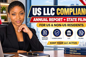 file your US llc annual report and handle state compliance for non residents