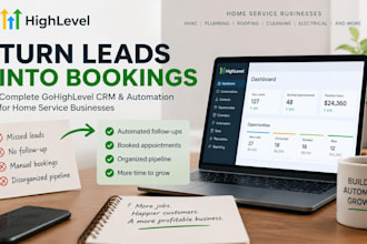setup complete gohighlevel crm automation for home service buinesses