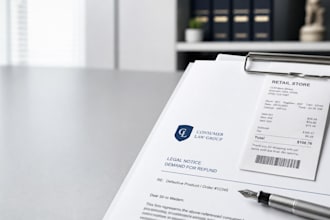 draft a powerful consumer refund demand letter as your licensed US attorney now