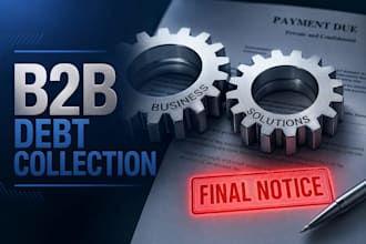 draft a business debt collection letter and final legal demand