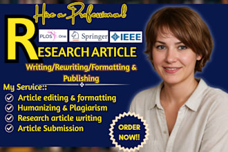 write, rewrite your research article and publish in q1 scopus indexed journal