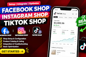 setup tiktok shop fix tik tok dropshiping facebook instagram shop, shopify setup