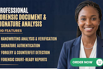 do forensic document analysis, forged or real signature, handwriting analyst